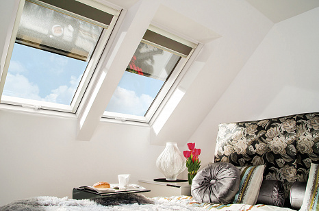 Объект из Мансардные окна c 2-камерным стеклопакетом Fakro PTP-V U4